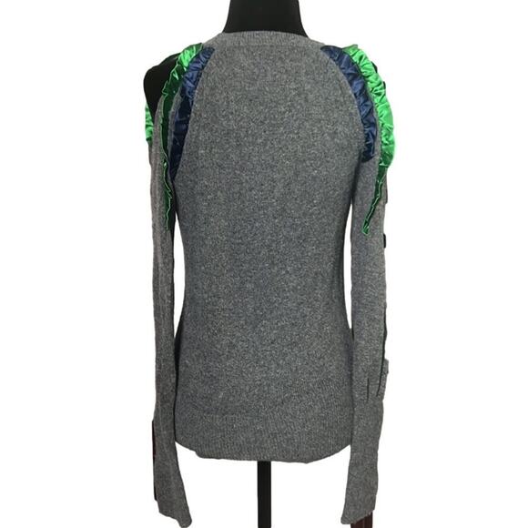 OPENING CEREMONY RUFFLE SWEATER OPEN ARMS SIZE S - Picture 2 of 7